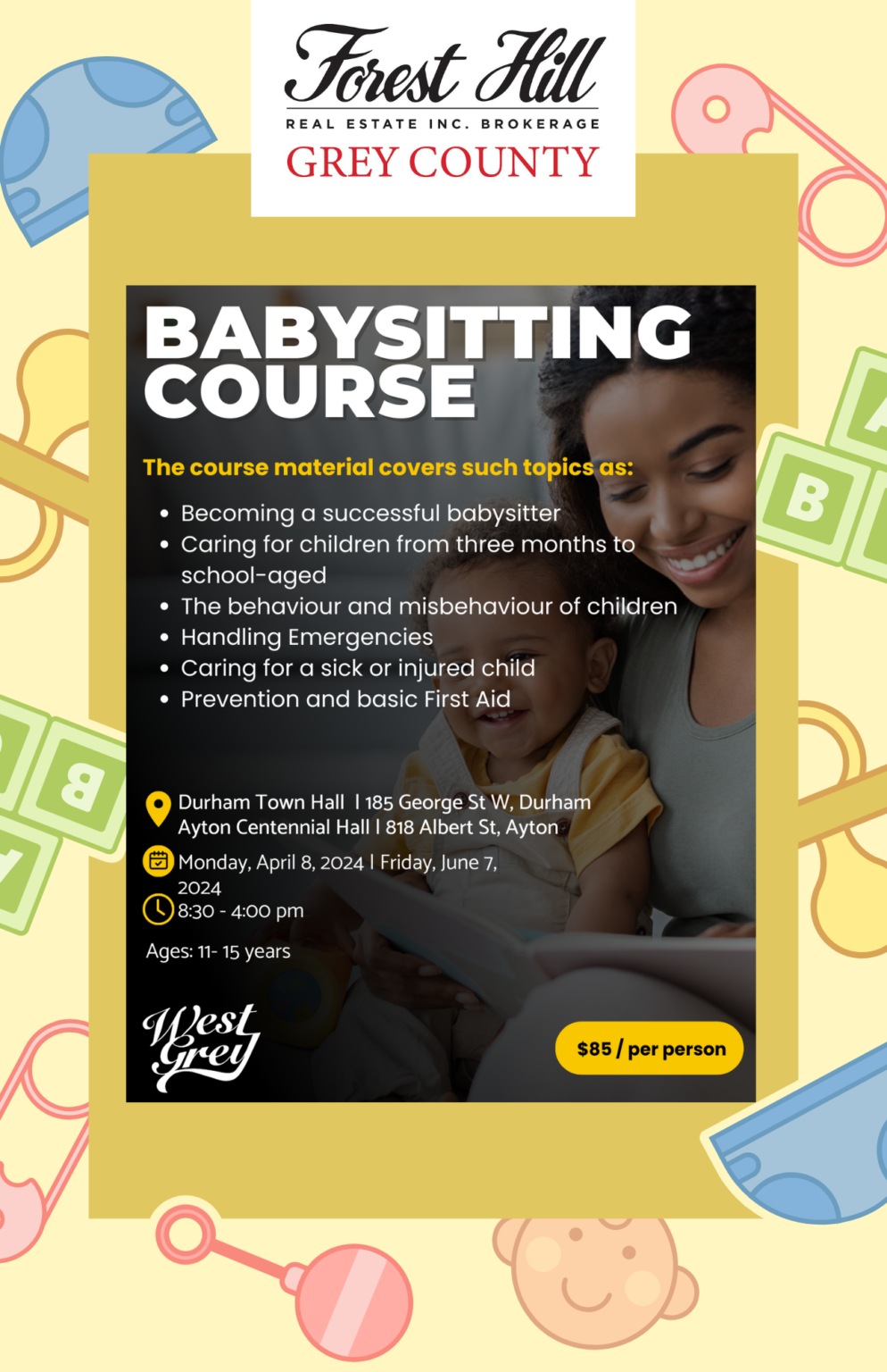 Red Cross Babysitting Course Mark Murakami REALTOR®